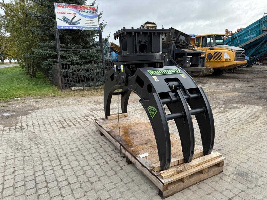 Chwytak hydrauliczny obrotowy wyburzeniowy 1620kg do koparki Hydraram