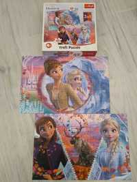 Puzzle 2w1 Frozen II Elza i Anna