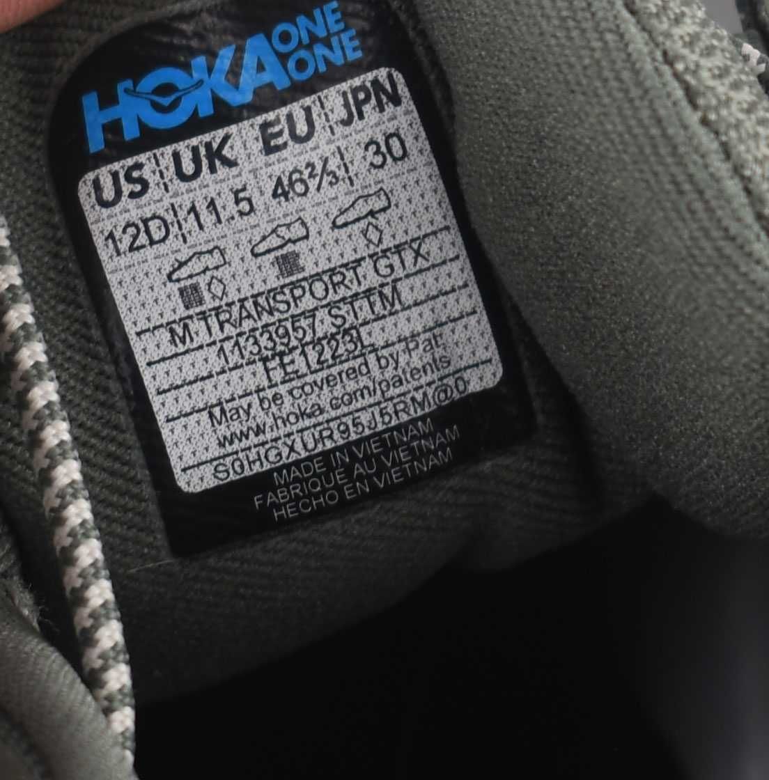 Używane Buty męskie HOKA Transport GTX roz. 46 2/3