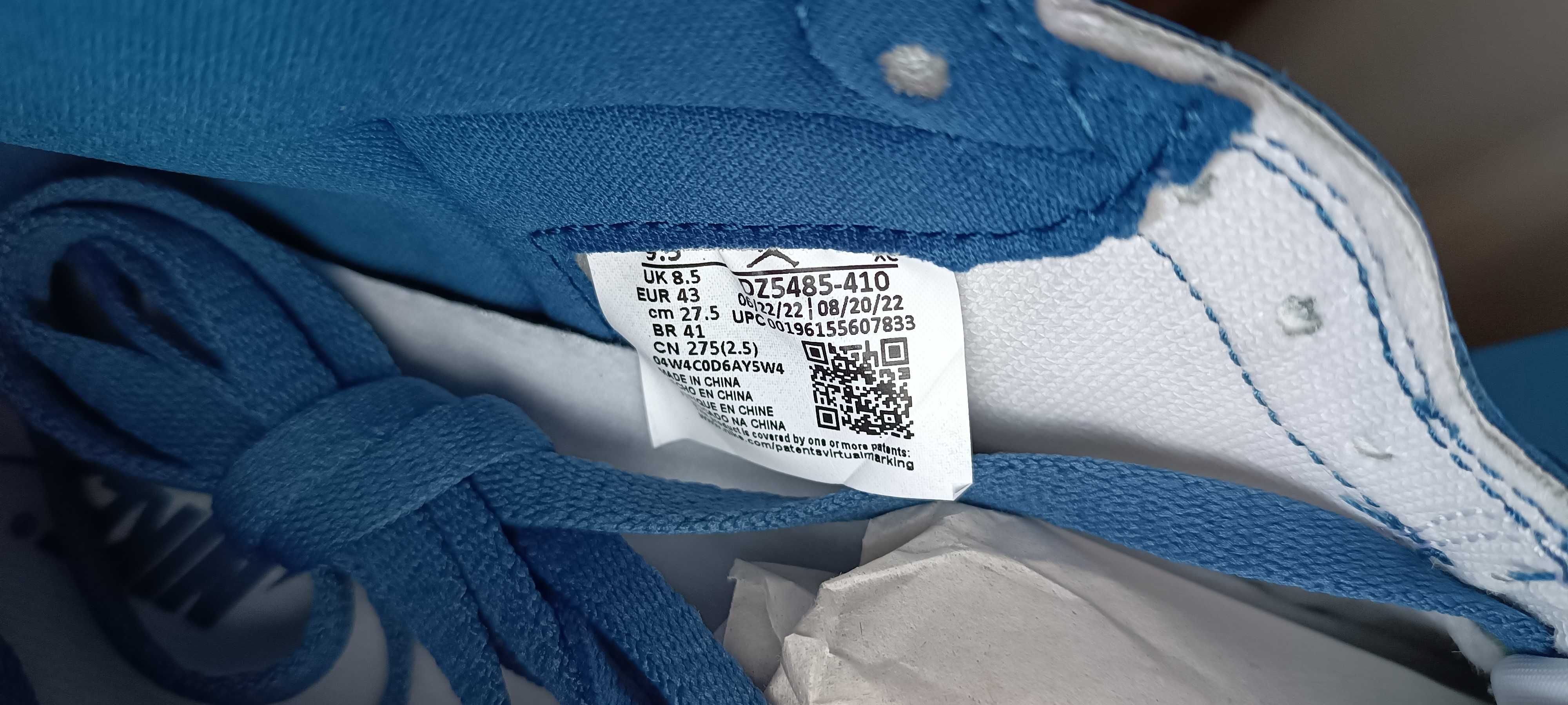 (r. 43 / us 9,5) Nike Air Jordan 1 Retro High OG True Blue DZ5485,-410