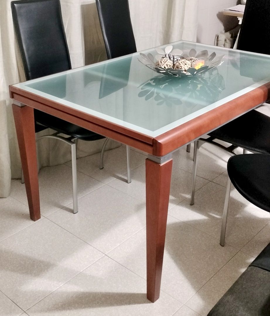 Mesa de sala extensível