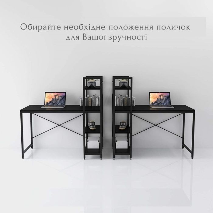 Практичный компьютерный стол Loran в стиле Лофт 3 цвета