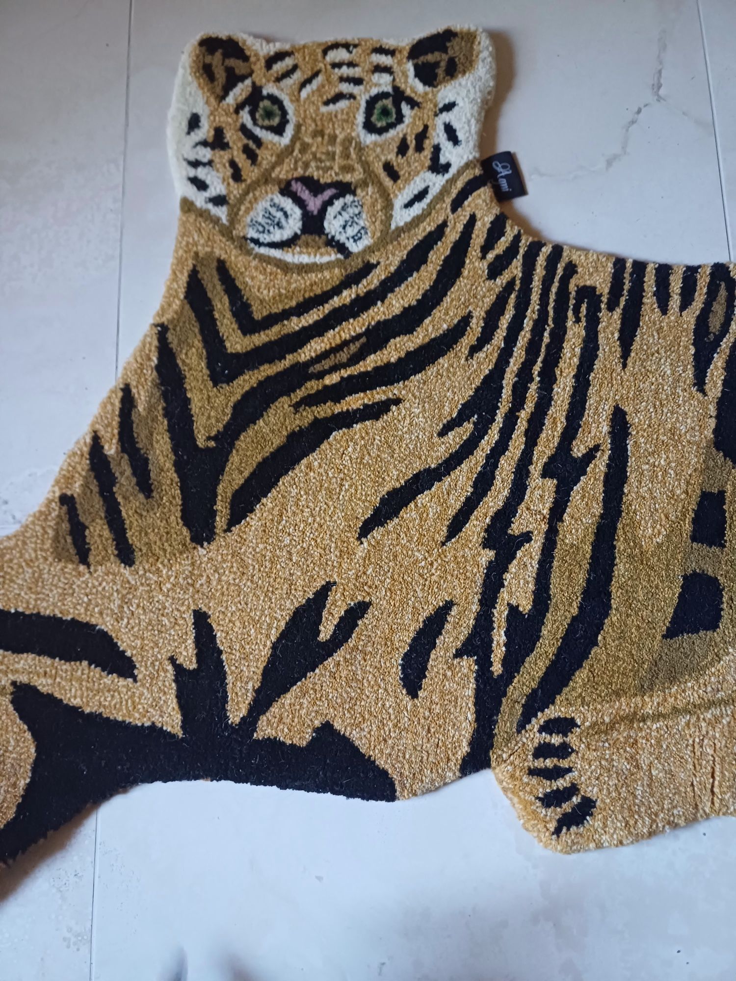 Dywan dywanik 100% wełniany Tygrys Tiger Rug by Agni