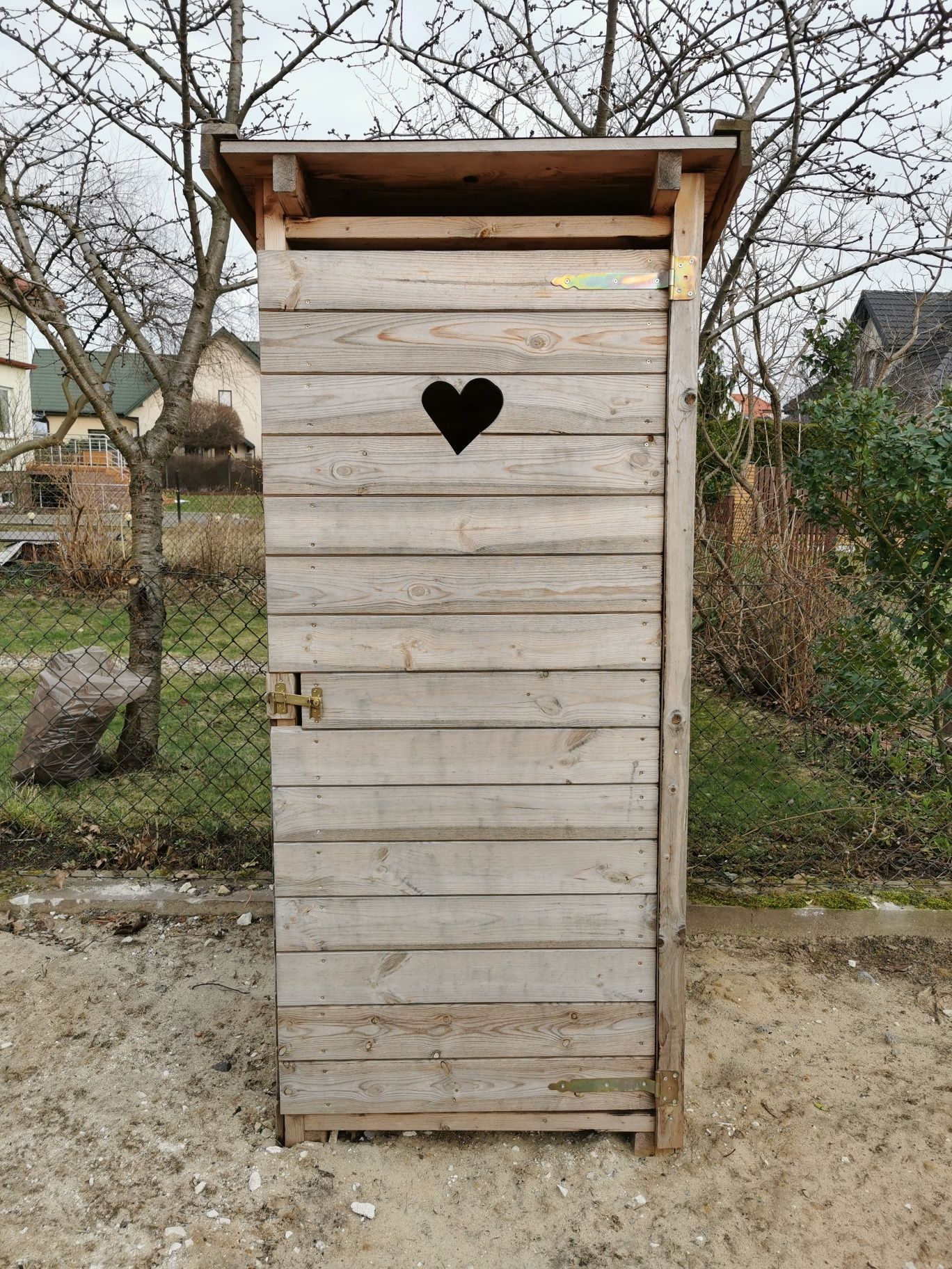 Kibel na budowę działkę wychodek WC