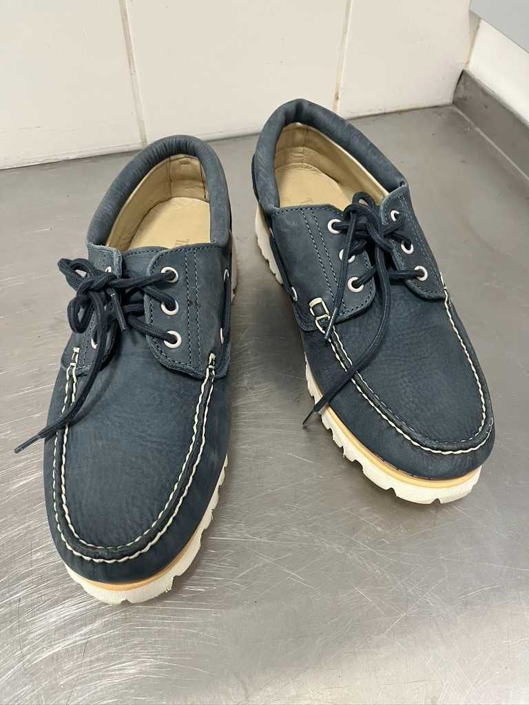 Timberland mokasyny granatowe