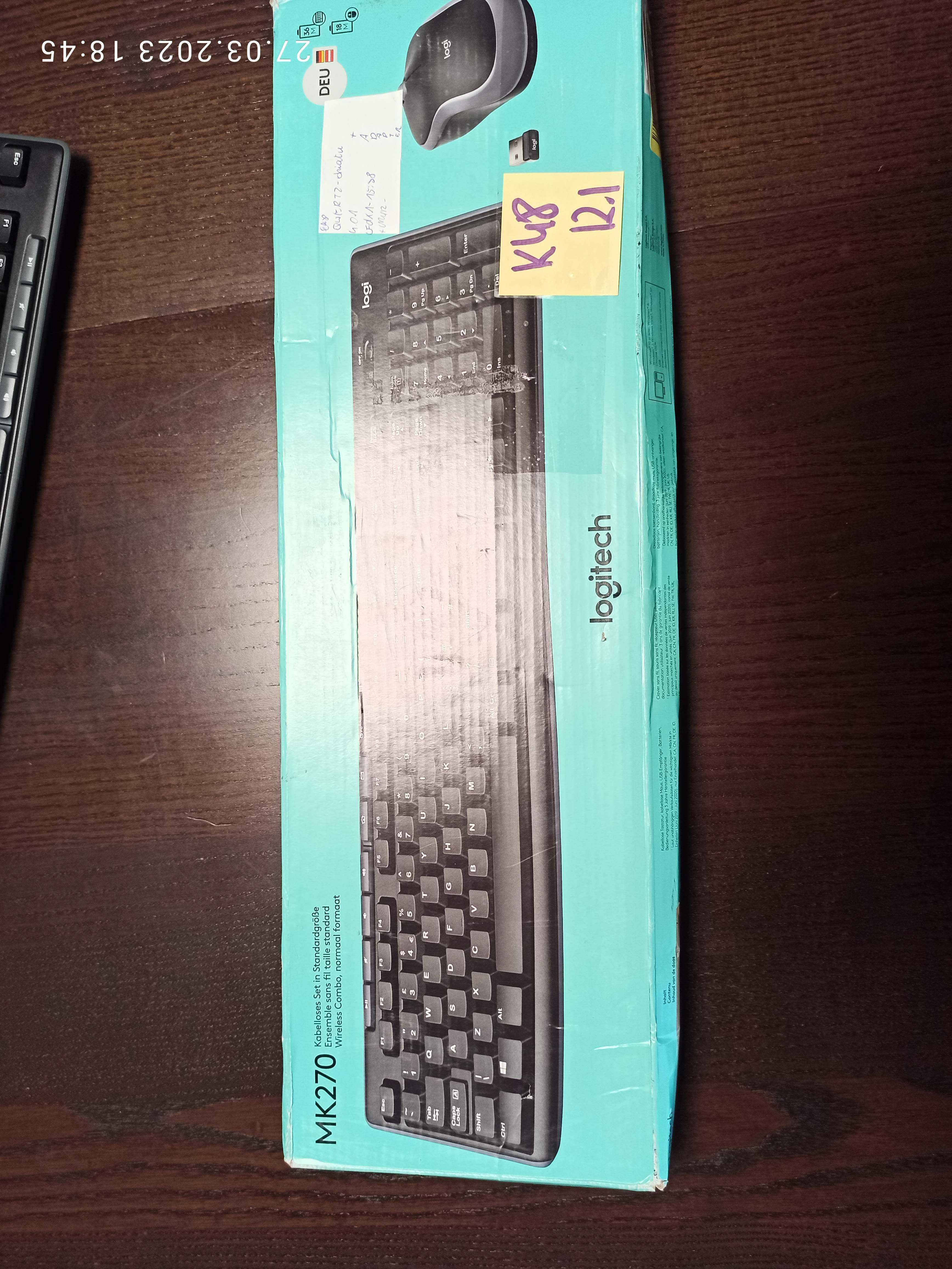 Zestaw klawiatura Logitech MK270