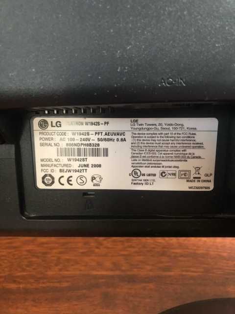 Monitor LG W1942S