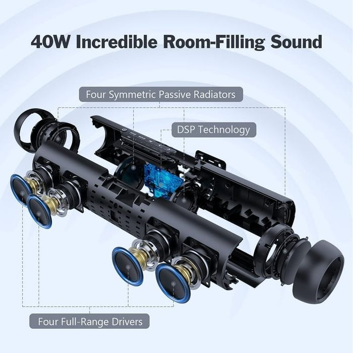 Soundbar XL DOSS Sistema de alto-falante Bluetooth