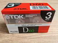 Kasety magnetofonowe TDK D60