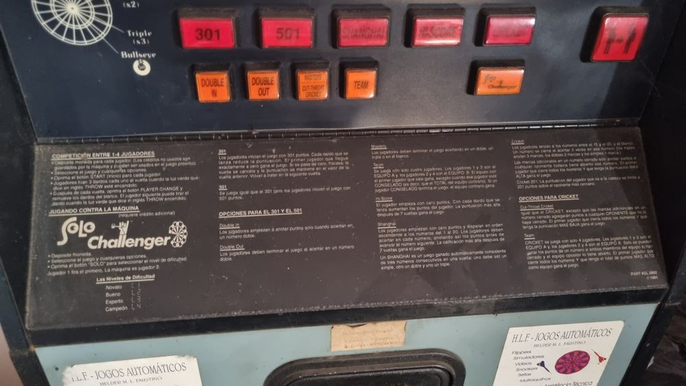 Máquina setas/dardos "profissional"