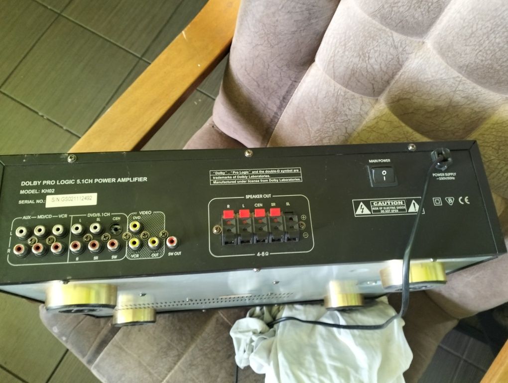Subwoofer aktywny Bench KH02, amplituner