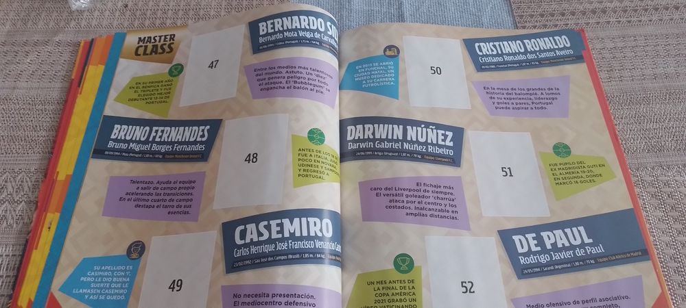 Caderneta Idolos de la Roja