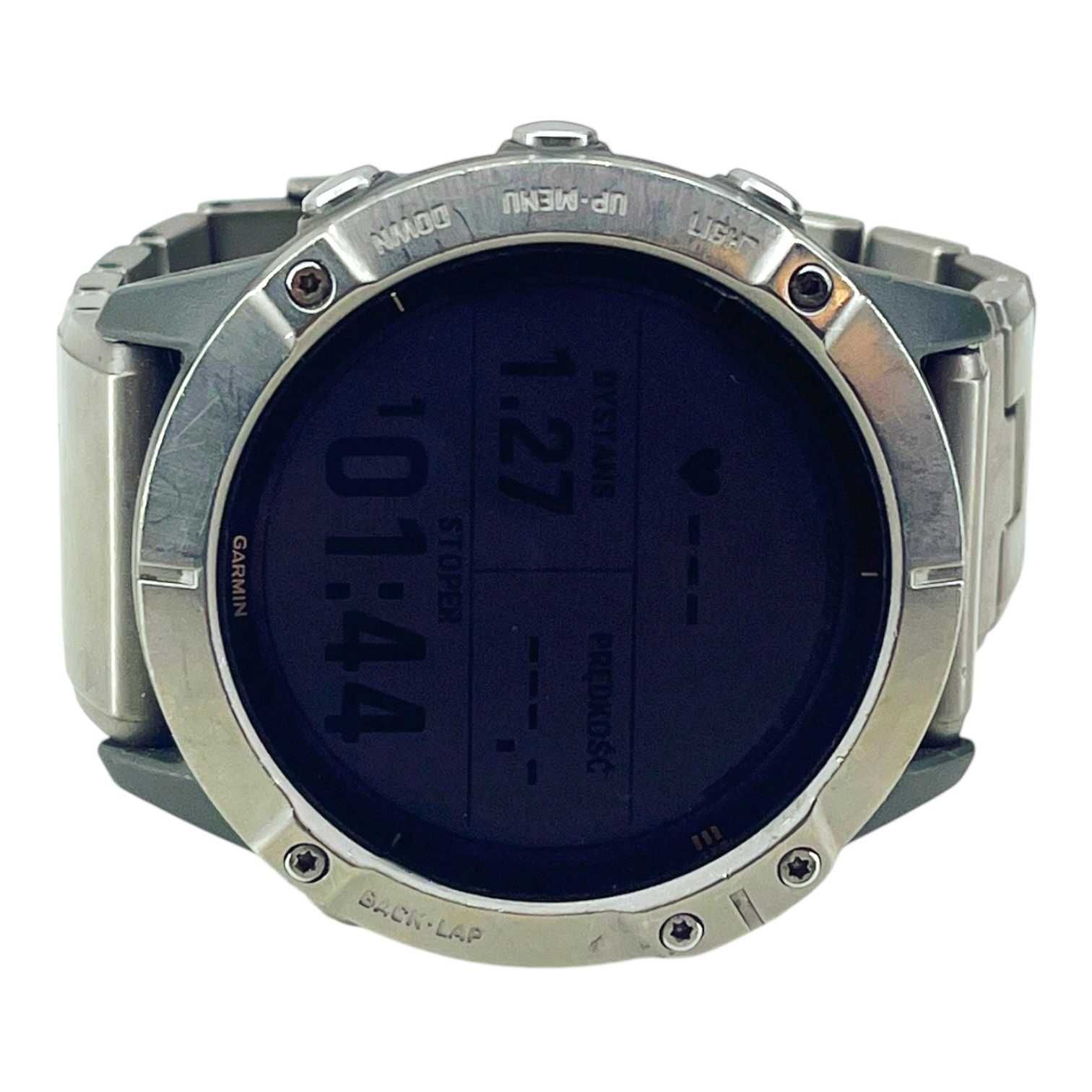 Zegarek Garmin Fenix 6X PRO Solar Tytan z bransoletą