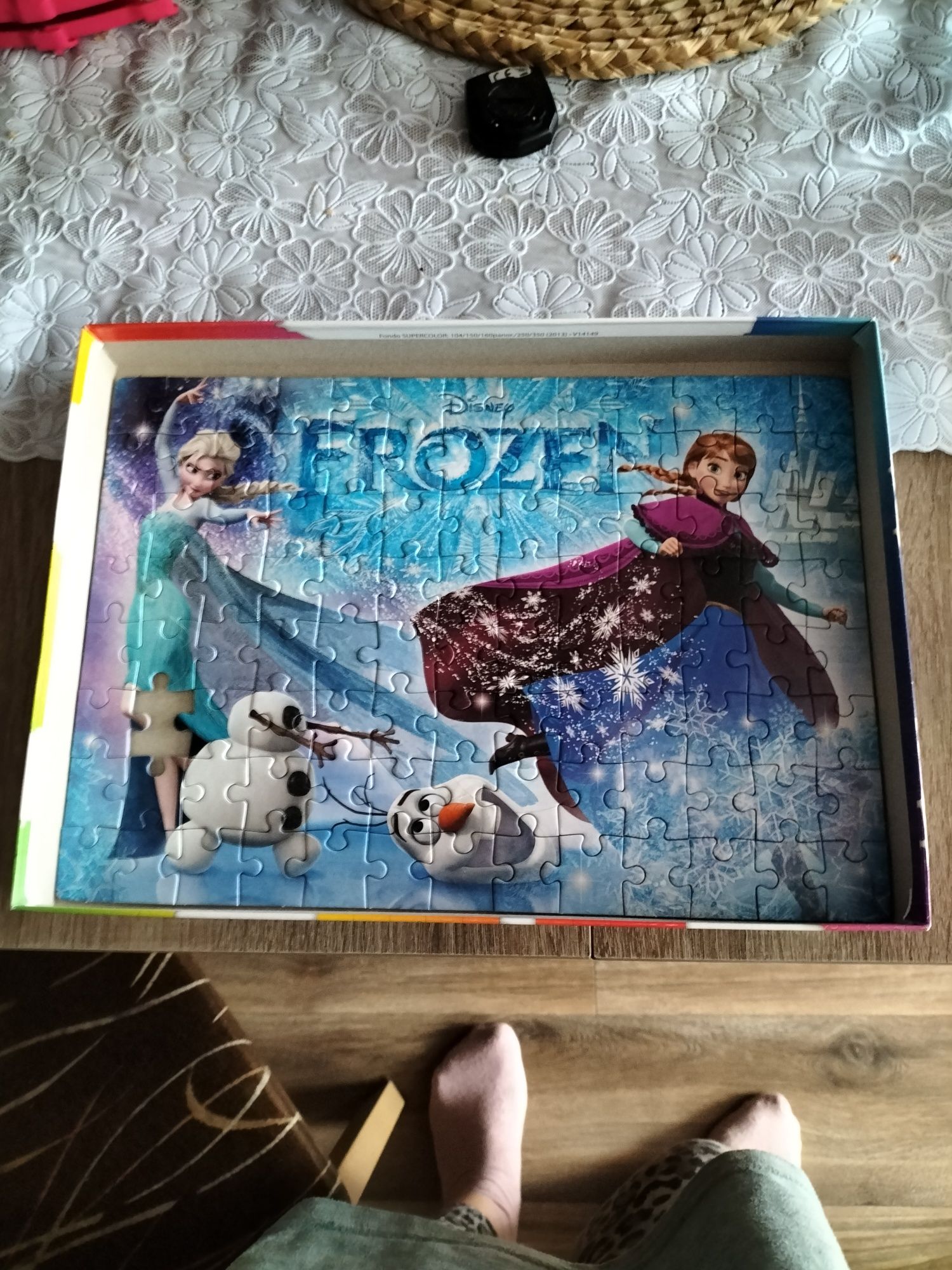 Puzzle Frozen 104 elementy