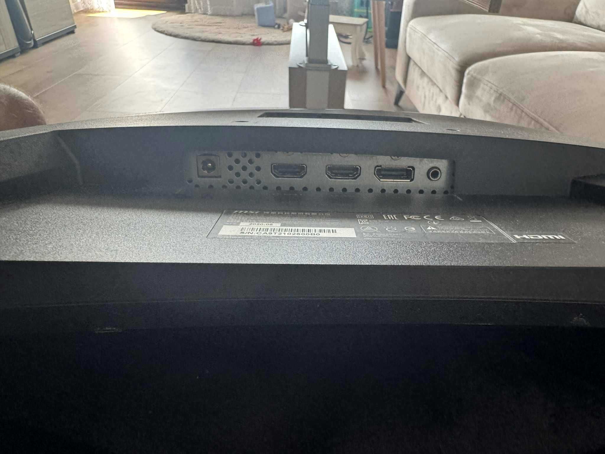 Monitor MSI 24 cala 75 hz W stanie idealnym zakrzywiony