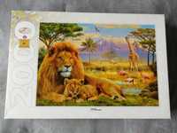 Puzzle 2000 elementów, Safari Art collection, Afryka natura