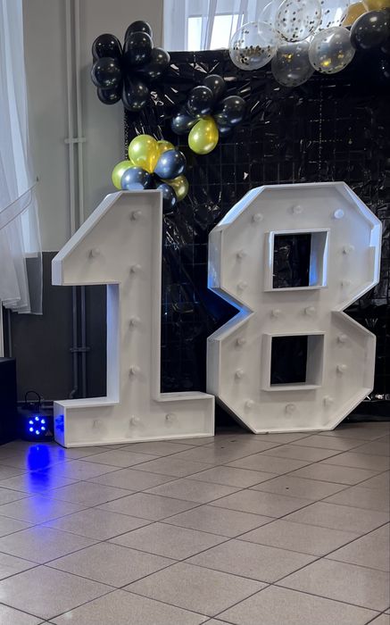 Cyfra 18 biała sprzedaż