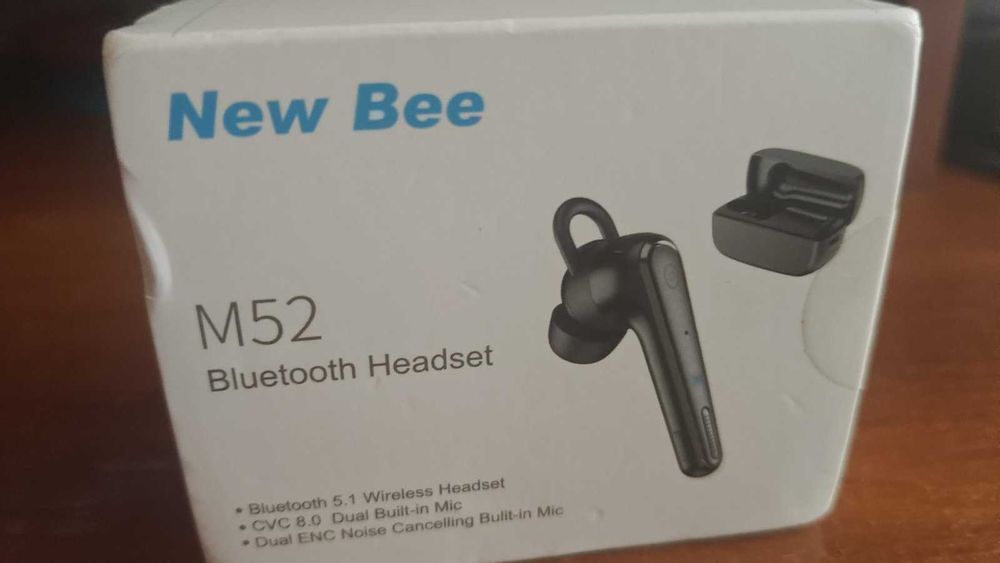 Блютуз гарнітура New bee M52 Гарнитура Bluetooth НОВА