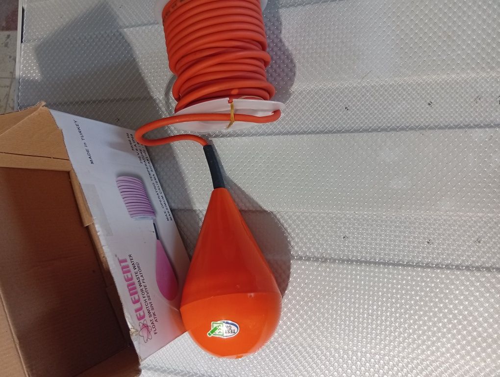 Поплавцевий вимикач важкий Element для стічних вод, Турція, 250V, 6A