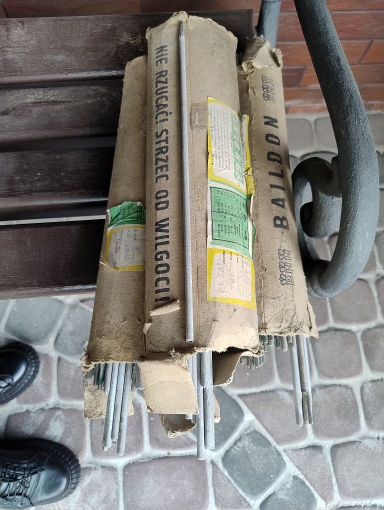 Baildon elektrody do kwasówk 19 kg i markowe kwasowe do stali  es 18