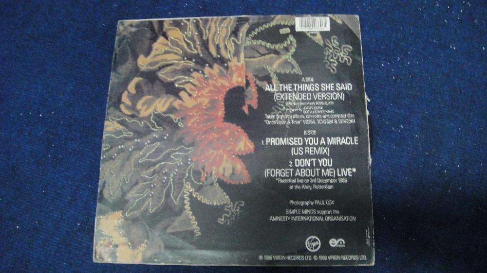Vinil Simple Minds 1980
