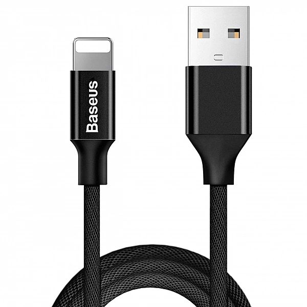 Baseus Yiven kabel przewód w materiałowym oplocie USB / Lightning 1,8M