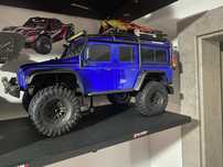 Traxxas TRX-4 Defender Niebieski | LED, dźwięk, stan idealny!