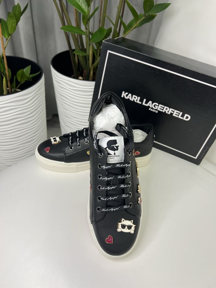 Брендові шкіряні кеди Karl Lagerfeld Оригінал