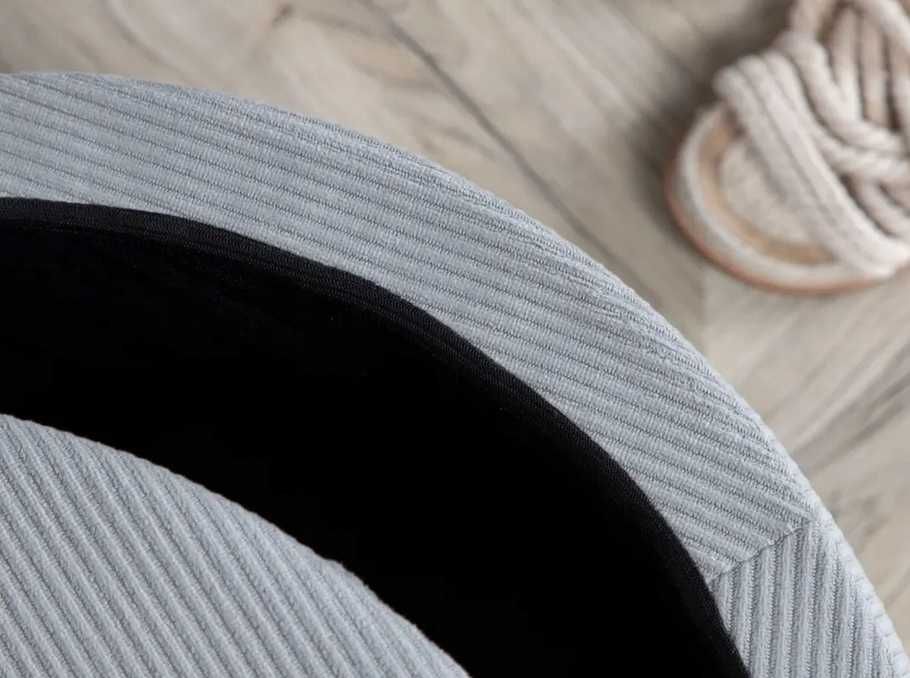 NOWA DUŻA PUFA Venture Home Puf Dunken Sztruksowy Otwierana Sztruks