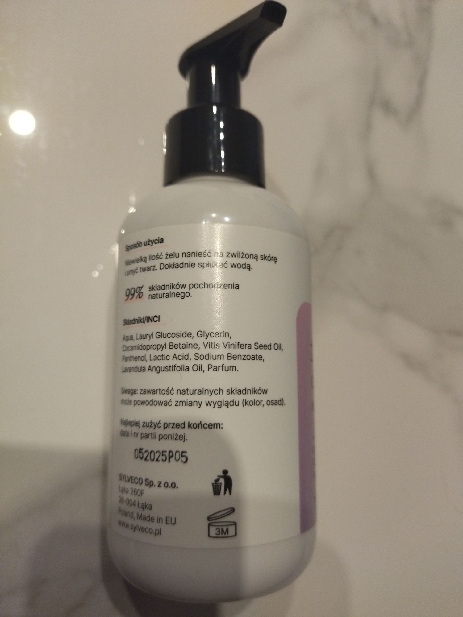 Biolaven żel myjący do twarzy 150ml