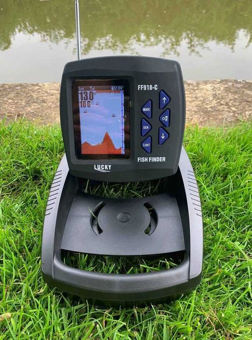 Nowa echosonda sonar Lucky FF918 wędkarska łódka zanętowa