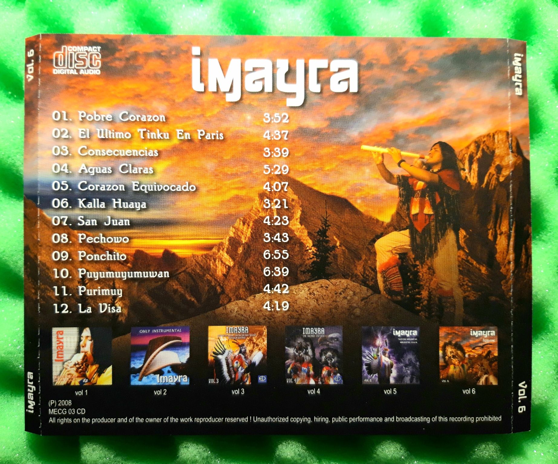 Imayra – Vol.6 Fusion (CD, 2011)