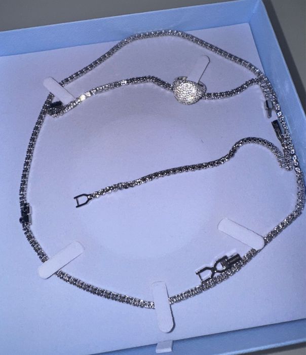 Conjunto Swarovski Original – Pulseira, Anel e Colar