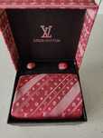 Zestaw Louis Vuitton krawat spinki chusteczka