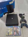 Playstation 4 Pro 1Tb 1000gb + 2x Pad + Gra x2 Pudełko ps4