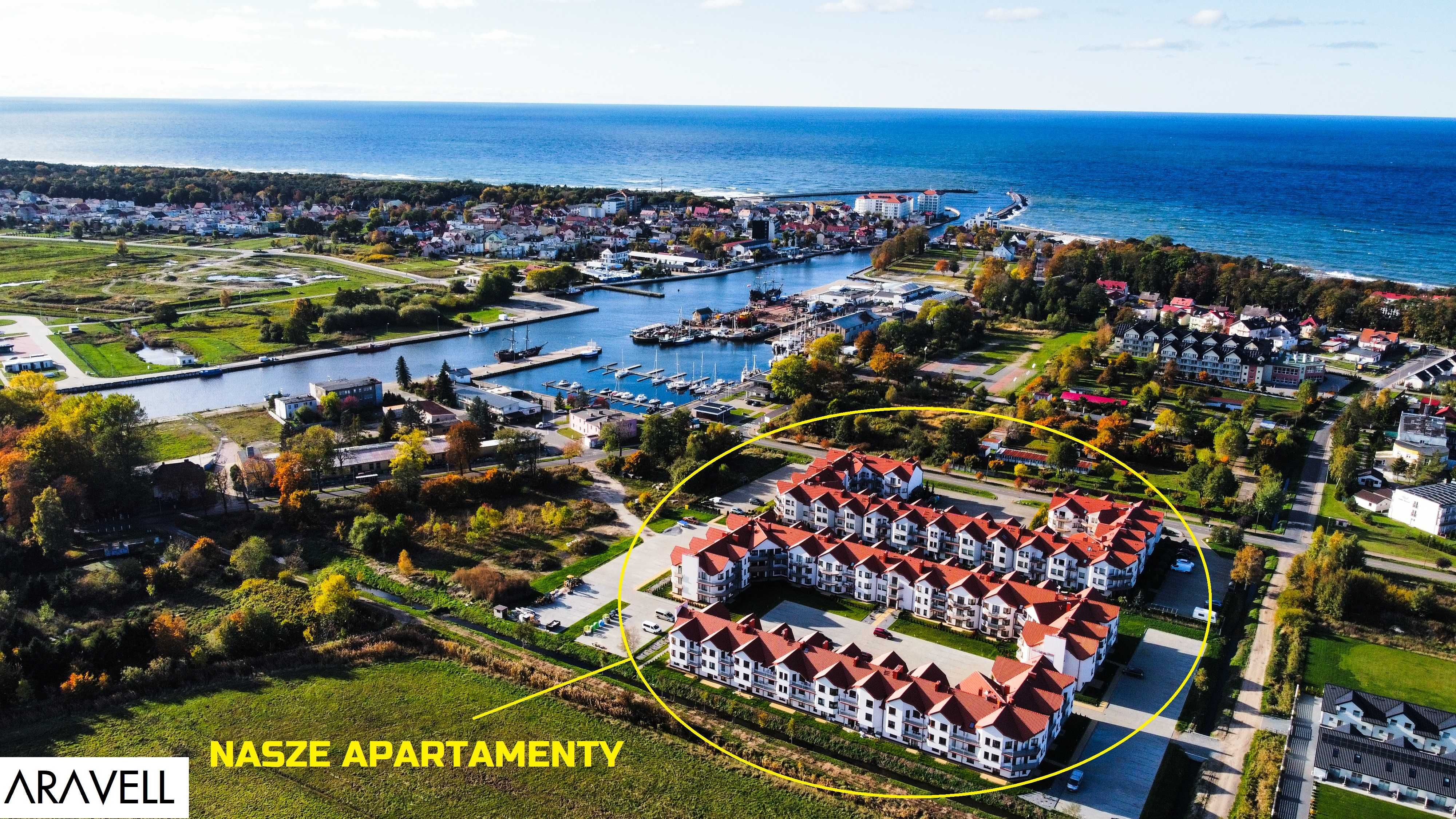 Apartamenty nad morzem 400m od plaży Darłówko ARAVELL Wolne od dziś!
