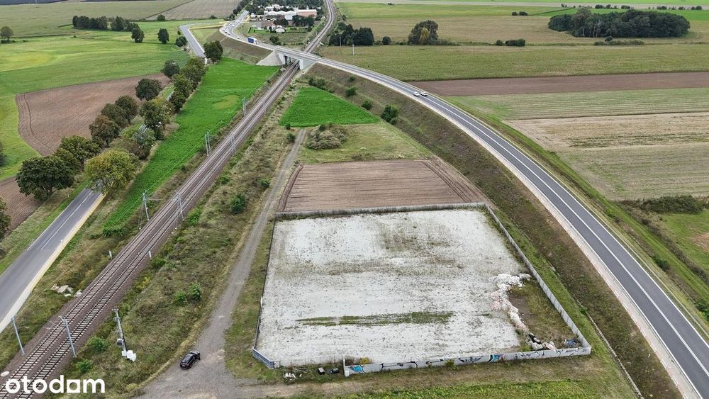 Na Sprzedaż Plac 4000 M² – Wylot Z Leszna W Stronę Poznania, Blisko S5