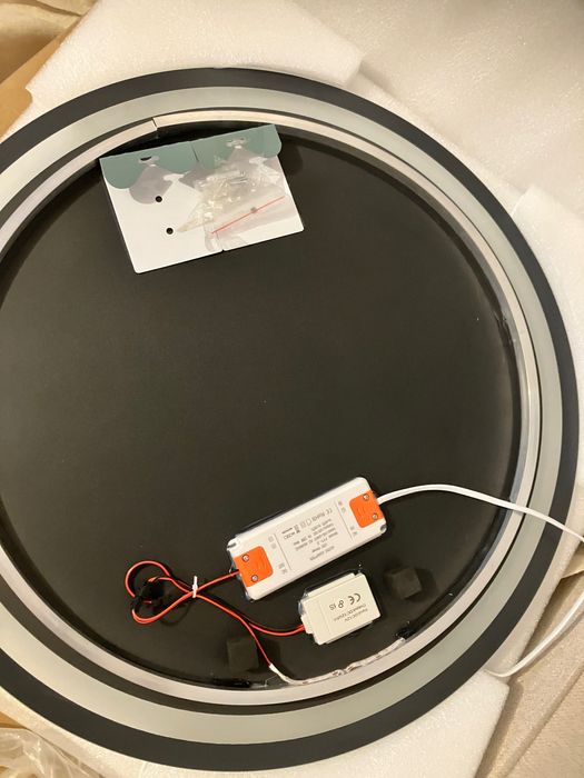 Lustro okrągłe podświetlane led 60cm