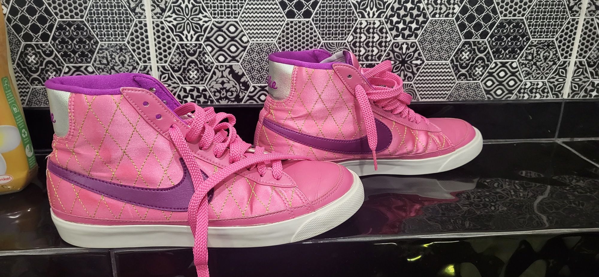 Кеди рожеві nike 39, nike хайтопи кросівки