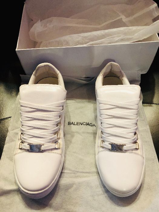 Nowe Buty BALENCIAGA Arena Low Sneakers Leather