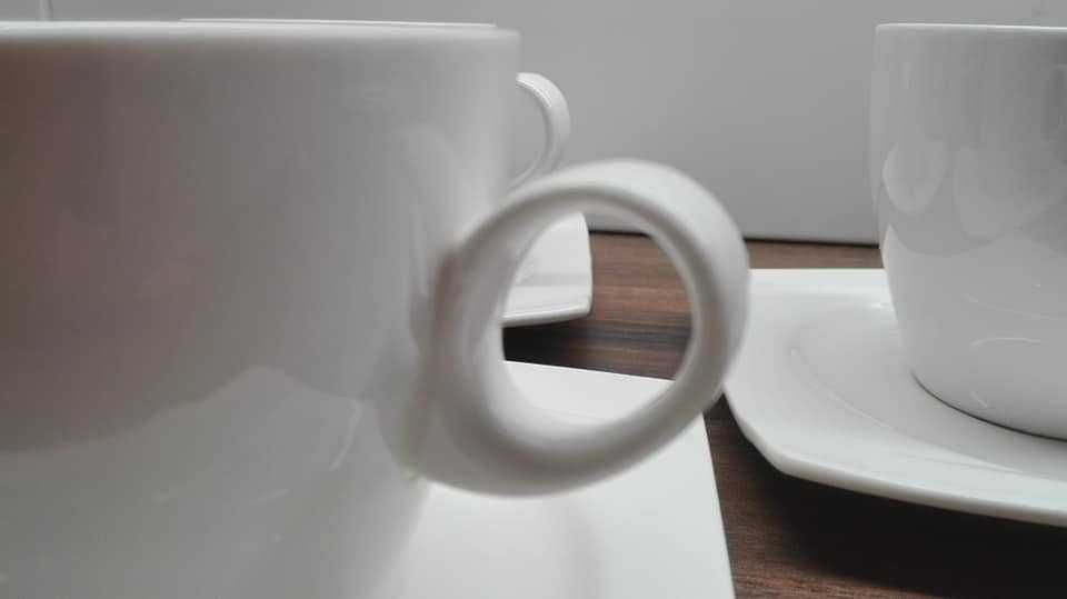 Veroni kolekcja Gabi komplet 6 szt filiżanka + talerzyk 230 ml