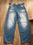 Bershka Jeansy regulowane balloon fit carpenter, rozmiar 40