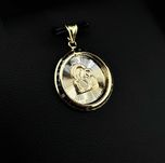 Złota zawieszka Matka Boska 1,46g PR.585 14K dł. 2,5cm