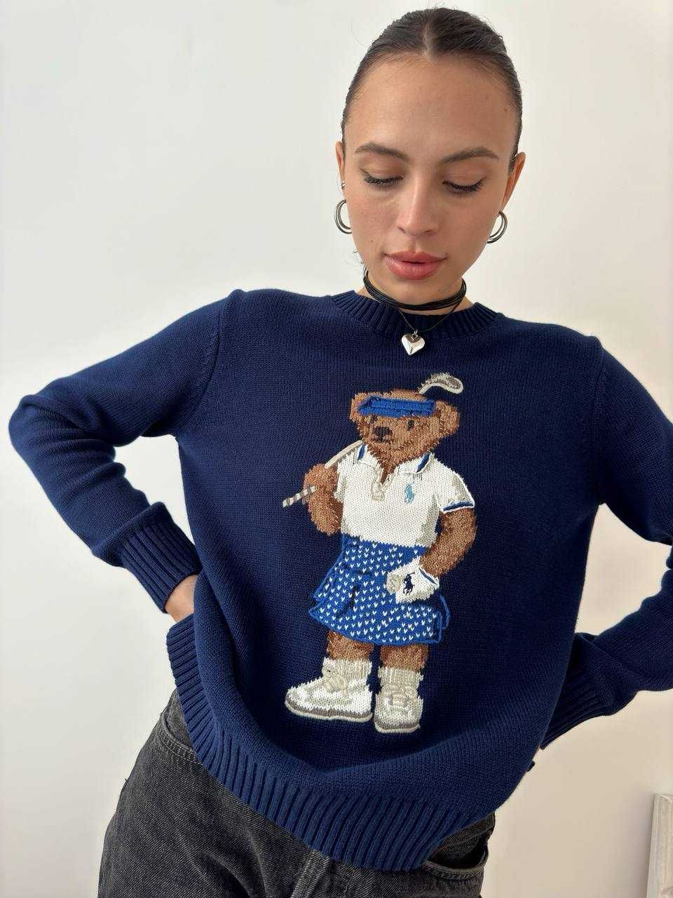 Hit Sweterki Ralph Lauren Misie Bear! Różne kolory i  modele XS S M L