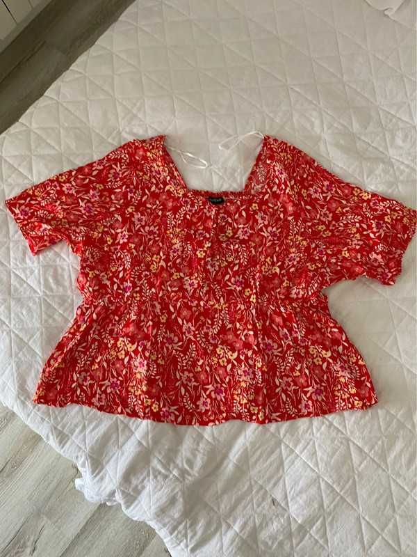 bluzeczka baskinka koszulka plus size  52