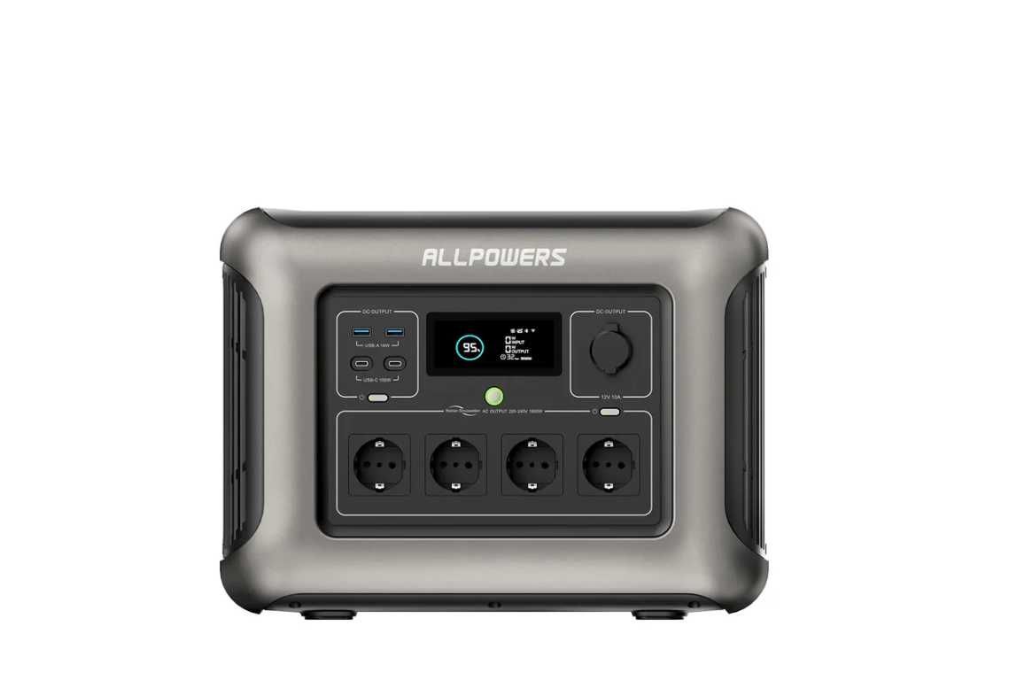 ALLPOWERS R1500 Portable Home Backup Power Station 1800W 1152Wh