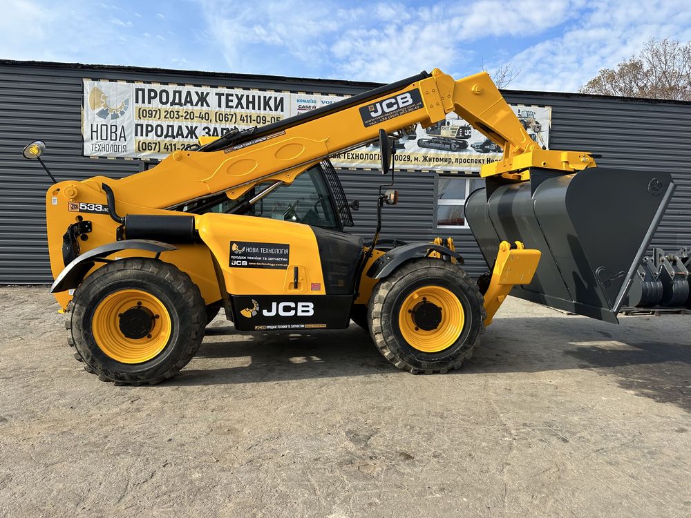 Телескопічний навантажувач погрузчик jcb 533-105