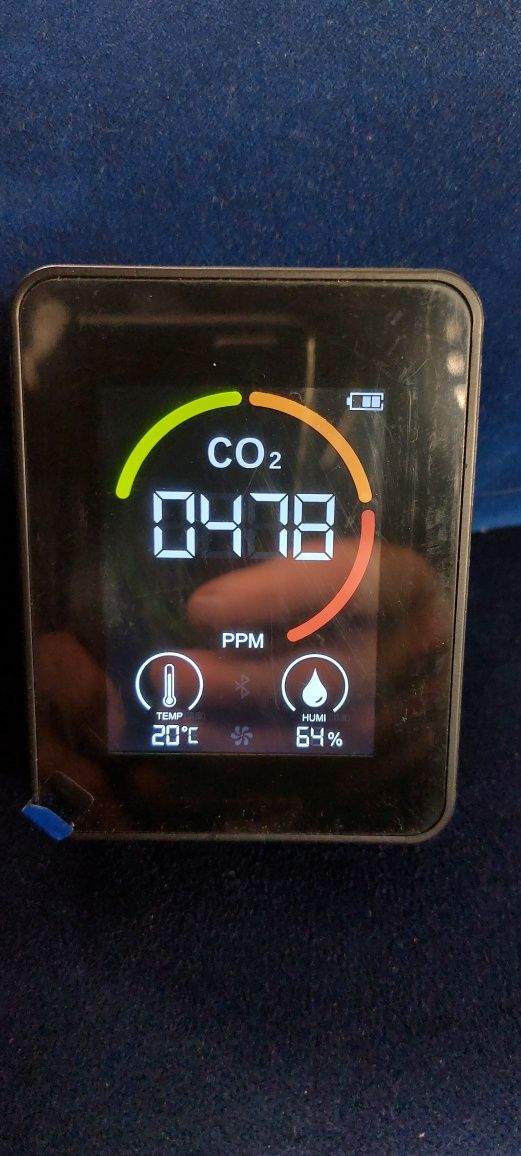 Przenośny detektor dwutlenku węgla Co2 MIERNIK TESTER PPM MONITOR