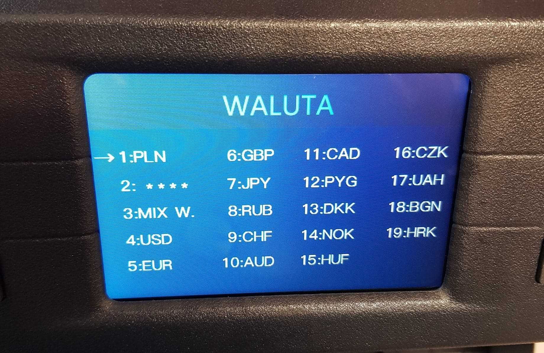 Wartościowa liczarka Selectic RH-260VC 17 walut polska marka 3 lata gw