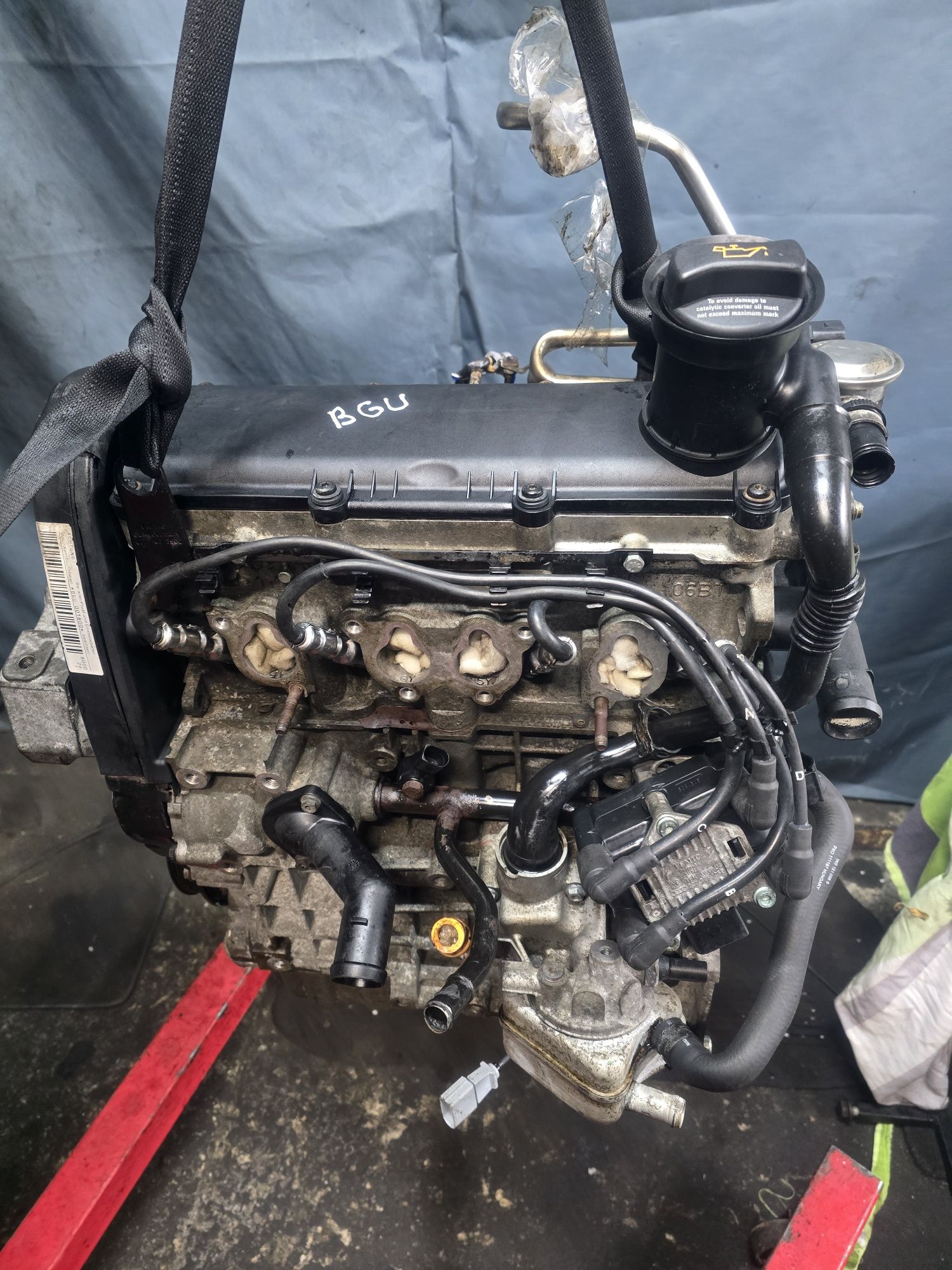 BGU 1.6MPI мотор ,двигатель VW,Skoda,audi